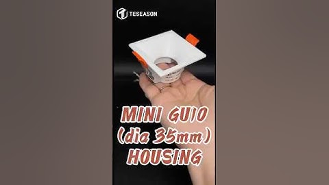 TN080S1 Mini Square Recessed Fitting – For Mini GU10 & MR11 Bulbs#mr11 #downlight #spotlight