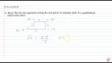 Show that the line segments joining the mid-points of opposite sides of a quadrilateral bisects ...