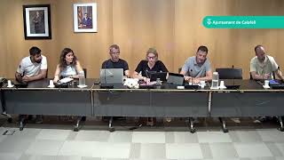 Ajuntament de Calafell: Sessi&oacute; plen&agrave;ria ordin&agrave;ria, 29 de maig de 2026