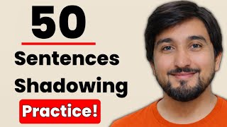 50 English Sentences Shadowing Practice (B1-B2) English Listening & Speaking Practice