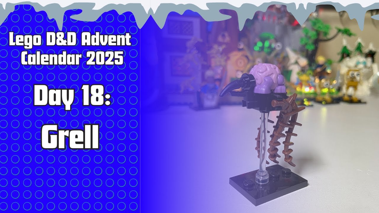 День 18: Лего Грелл | Рождественский календарь Lego D&D 2025
