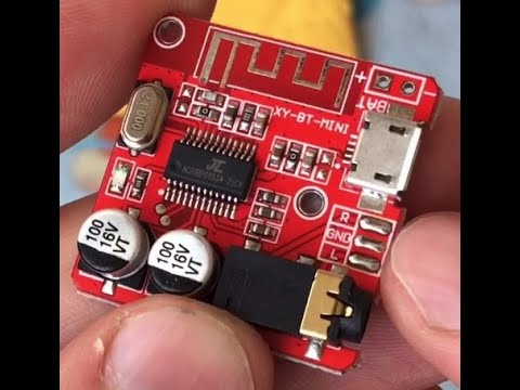 Аудио приемник Bluetooth 5,0. Стерео модуль 3,7-5V XY-BT-мини из мгн Алиэкспресс. Обзор. Проверка.