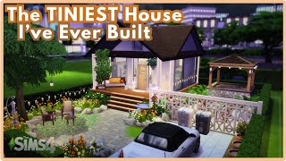 6x6 Starter Tiny House (Base Game) | Sims 4 Speed Build + Lofi Music