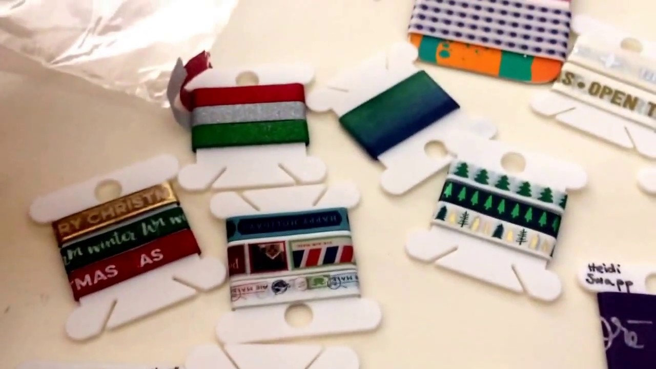 Washi samples out the wazoo