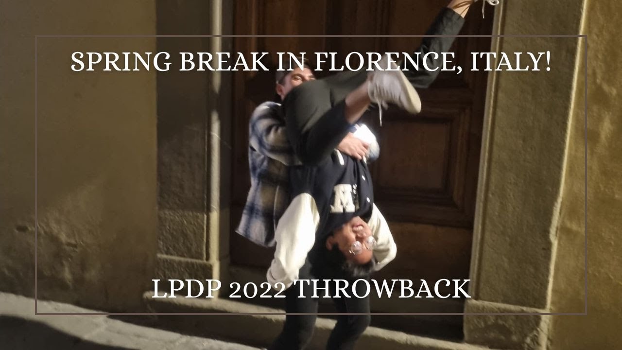 SPRING BREAK IN FLORENCE! Swiss students go on a trip to Italy 🇮🇹