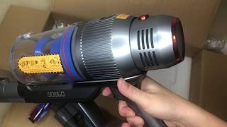 Unboxing WOWGO Cordless Stick Vacuum 