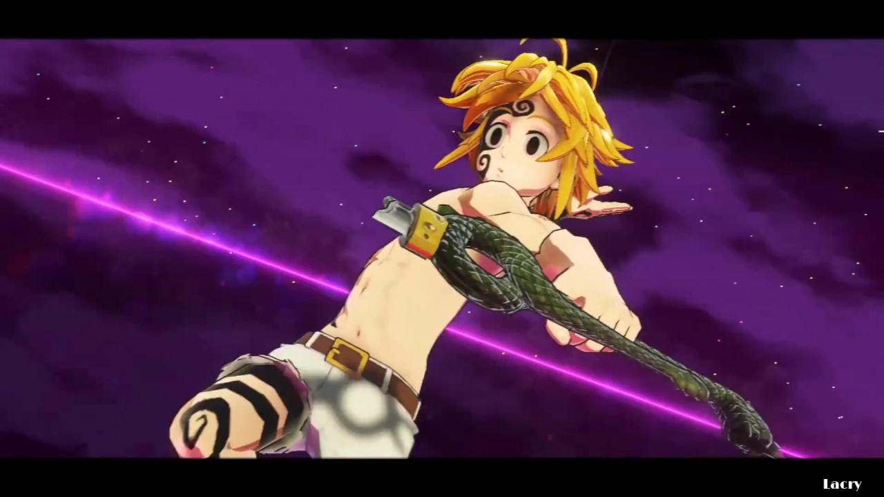 Demon Meliodas Gameplay Ultimate Attack The Seven Deadly Sins Knights Of Britannia Youtube - meliodas demon mark roblox