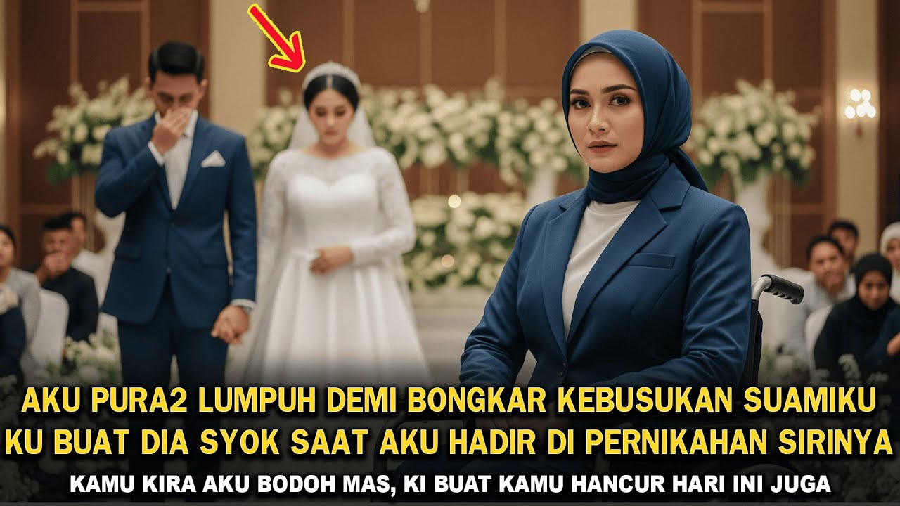 PURA PURA LUMPUH DEMI BONGKAR KEBUSUKAN SUAMIKU, KU BUAT DIA SYOK SAAT AKU HADIRI PERNIKAHAN SIRINYA