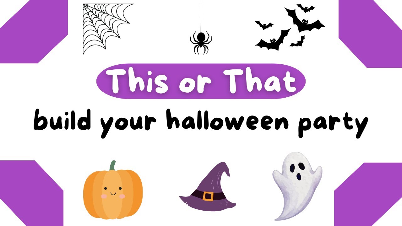 BUILD YOUR DREAM HALLOWEEN PARTY | THIS or THAT 🎃👻💀