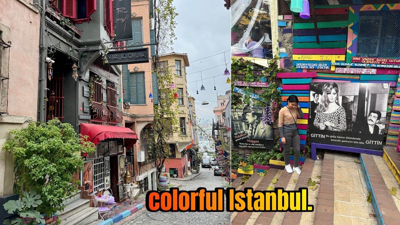 [4K] We stroll through the colorful alleys of Istanbul.