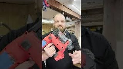 Learn how to use an 18 gauge brad nailer in two minutes or less!