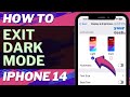 How to Exit Dark Mode on iPhone 14