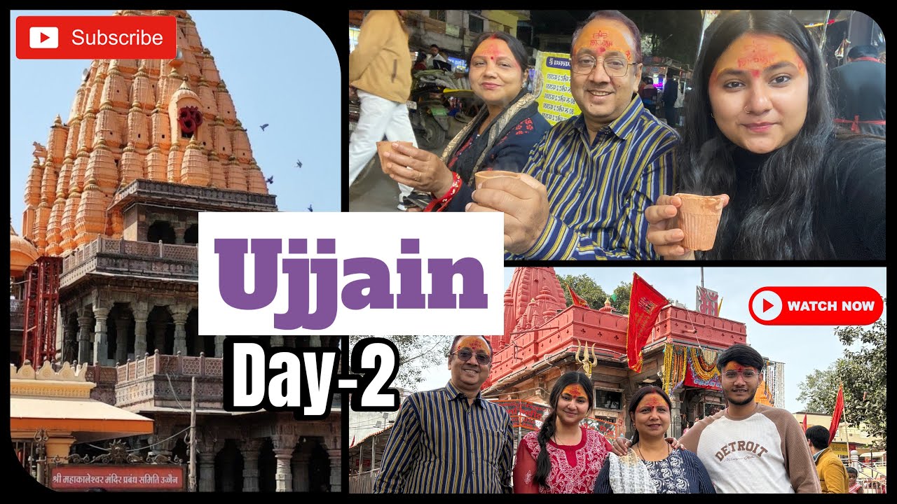 “Ujjain Family Trip | Day 2 | Mahakaleshwar Darshan | song by Amit Trivedi & Suhas Sawant