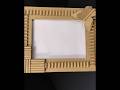 photo frame with cardboard #short