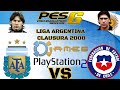 PES 6 PS2 CLAUSURA 2008 3DGAMES ARGENTINA VS CHILE