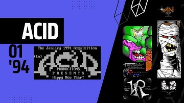 ACiD Acquisition [01/94] Full ANSI/ASCII Release Video #ANSI #ansiart #asciiart