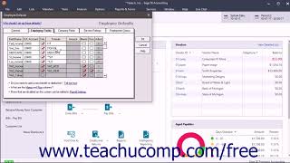 Sage 50 2018 Tutorial Setting Employee Defaults Sage Training