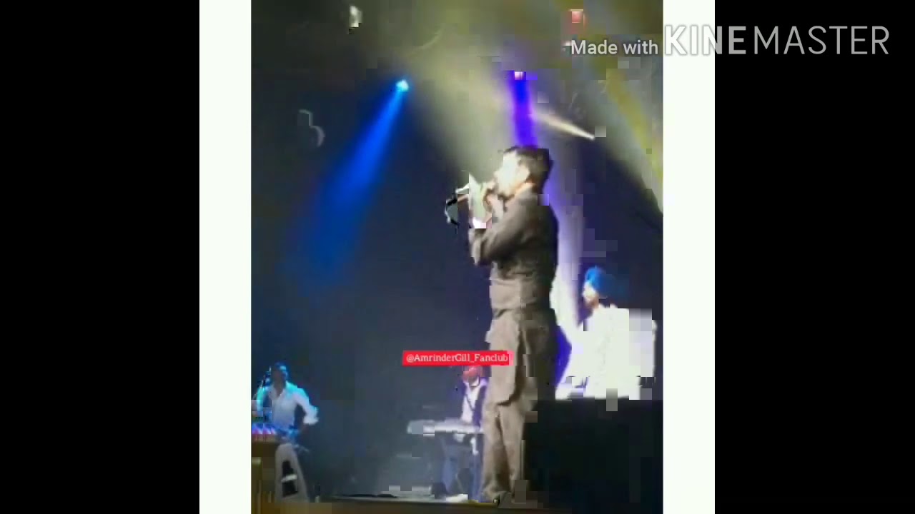 Amrinder gill best Punjabi status Kitte mile o kudi live🥰🥰🥰 YouTube