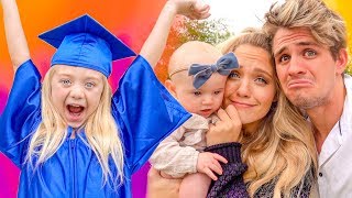 Everleigh's Kindergarten Graduation (Surprise Party AND Ceremony)
