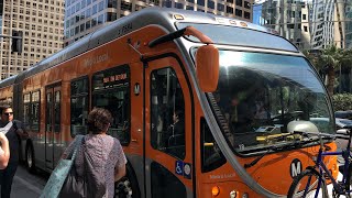 RARE: LACMTA 2007 NABI 60-BRT CNG #9584 on the Silver Line