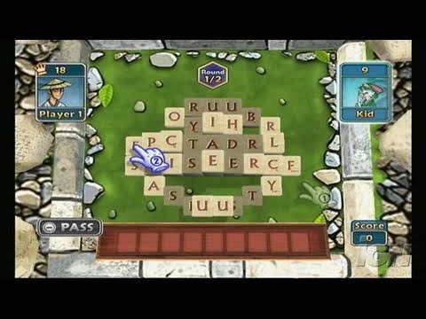 WordJong Party Nintendo Wii Gameplay - First Battle