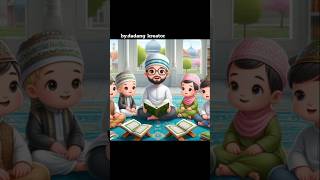 kartun anak anak muslim sedang mengaji #kartunanakanakmuslimsedangmengaji #kartunanakanakmuslim #ai