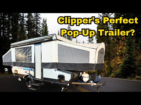 A Pop-Up Camper with a Toilet and Shower! | Clipper 128LS with ST 2024