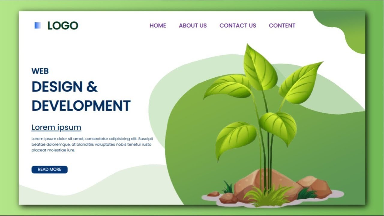 How To Make Website Using HTML And CSS | Website Design With HTML And ...