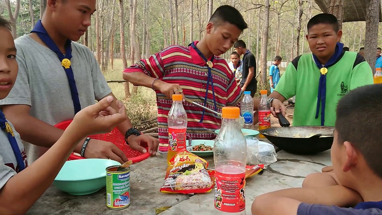 โรงเรียนวัดดอนมะเกลือ สุพรรณบุรี เข้าค่ายลูกเสืออนุสรณ์ศุภมาศ ราชบุรี