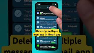 how to delete multiple emails in gmail app #cleanemail #howto #gmail #gmailtips