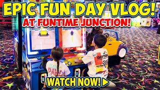 FUN DAY VLOG AT FUNTIME JUNCTION! 🕹️