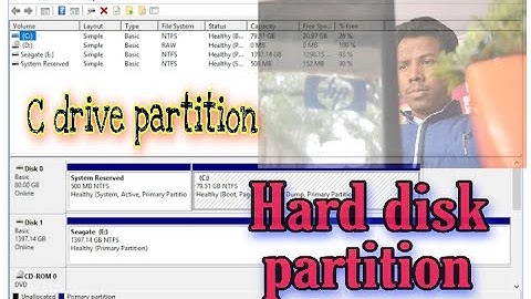 How to delete Hard disk partition hindi