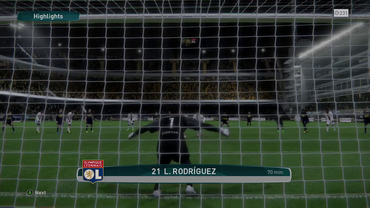 BADBROWNBEAR - RUBEN CASTRO - CROSSBAR FREE KICK