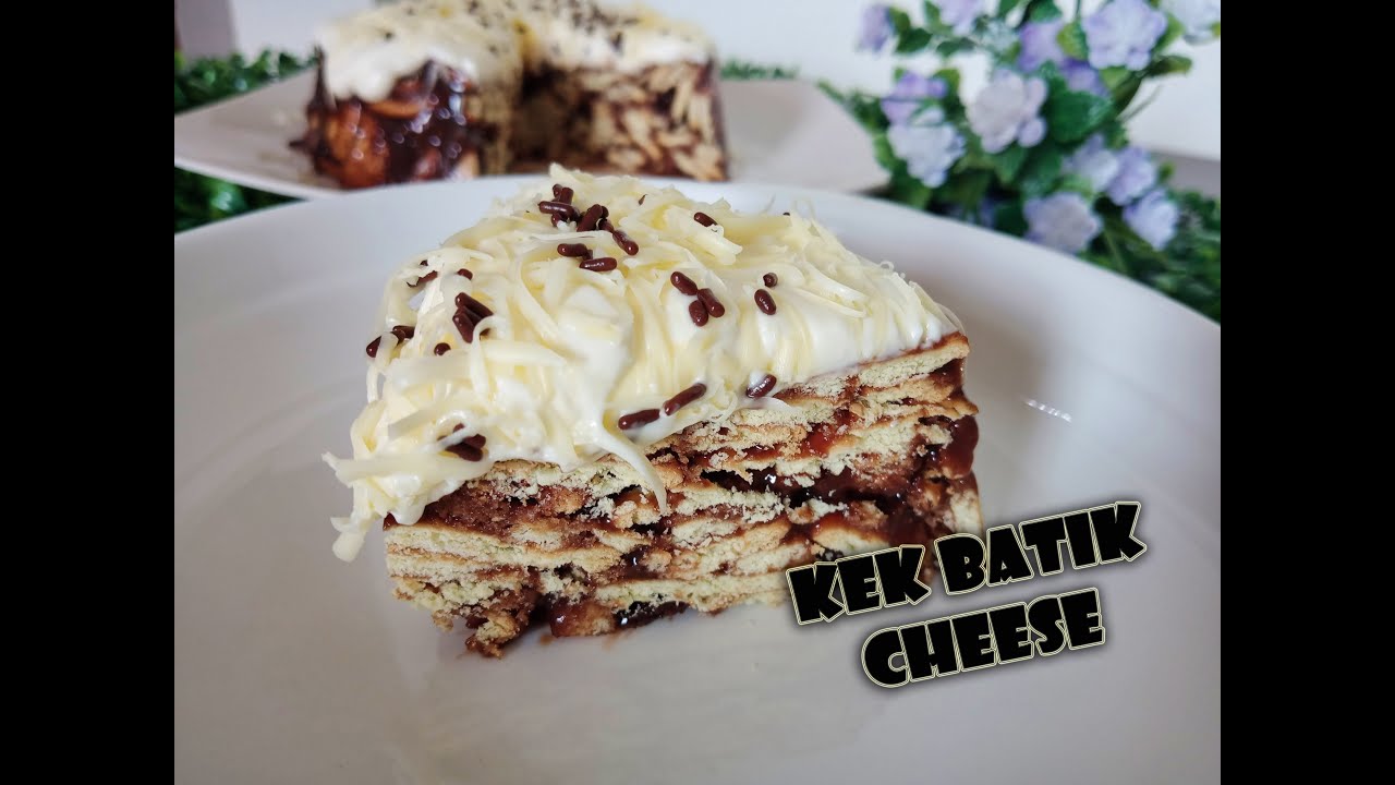Resepi Kek Batik Cheese  How To Make Kek Batik Cheese With Milo 😱😱
