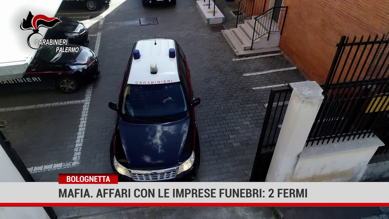 Bolognetta. Mafia. affari con le imprese funebri: 2 fermi
