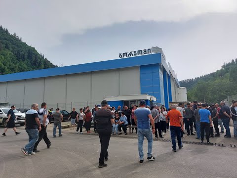 ბორჯომის ქარხნის გაფიცული თანამშრომლები - პროტესტის ოთხდღიანი ქრონოლოგია