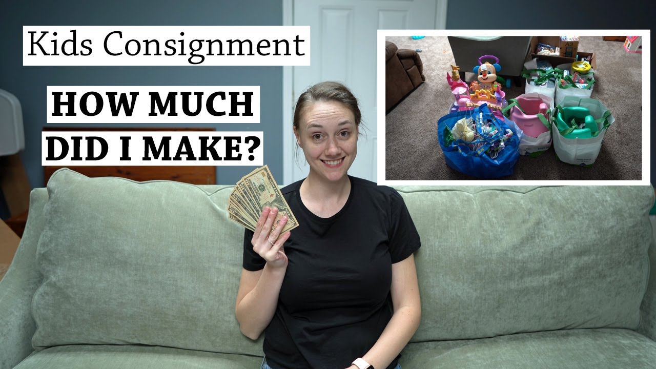 Selling at a Spring Kids Consignment Sale | Process and How Much Money I Made