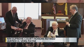 New Mexico Supreme Court honors retired justice