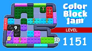Color Block Jam Level 1151 Solution Without Boosters