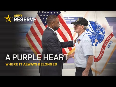 A Purple Heart Where It Always Belonged