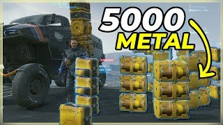 THE BEST WAY TO GET METAL FAST IN DEATH STRANDING - HOW TO FARM METALS AND MATERIALS FOR ROADS