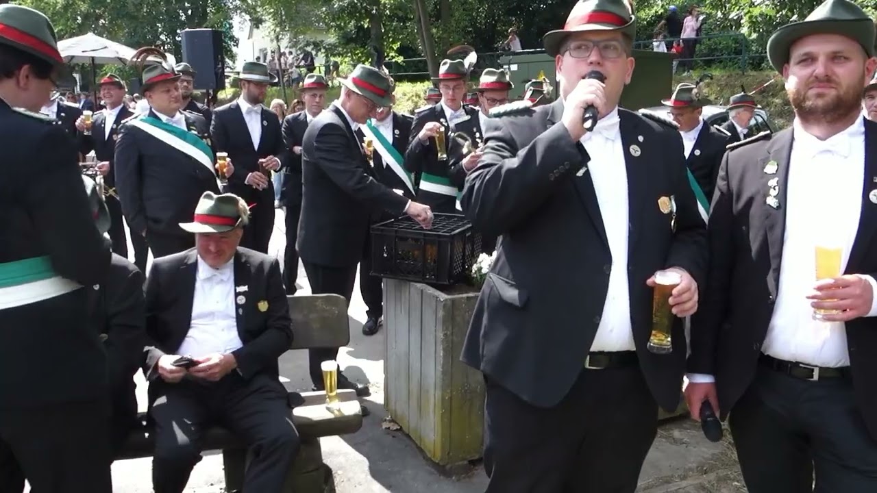 2023 Schützenfest in Belecke, Sonntag 16. Juli, Vogelschießen, Krönung