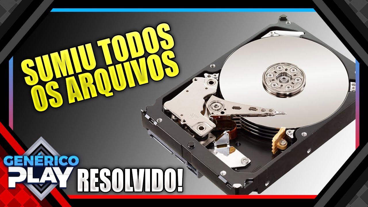 Sumiram todos os arquivos do HD, Como recuperar - Resolvido! - YouTube