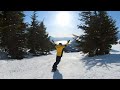 Snowboarding the Headwall at Alyeska Alaska - (Top to Bottom)