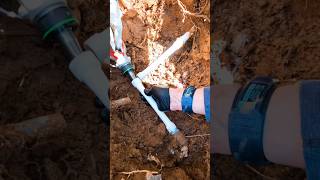 Repairing a leak at a water meter ? plumbing plumber shorts