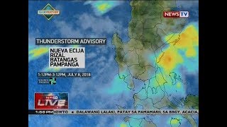 NTVL: Weather update as of 1:56 p.m. (July 8, 2018)