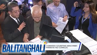 Paggamit sa bagong automated counting machines para sa Eleksyon 2025, ipinakita ng... | Balitanghali