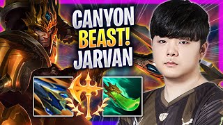 CANYON IS A BEAST WITH JARVAN! - GEN Canyon Plays Jarvan JUNGLE vs Graves! | Season 2024