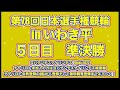 いわき平ダービー５日目コバケンデスケイリンデス