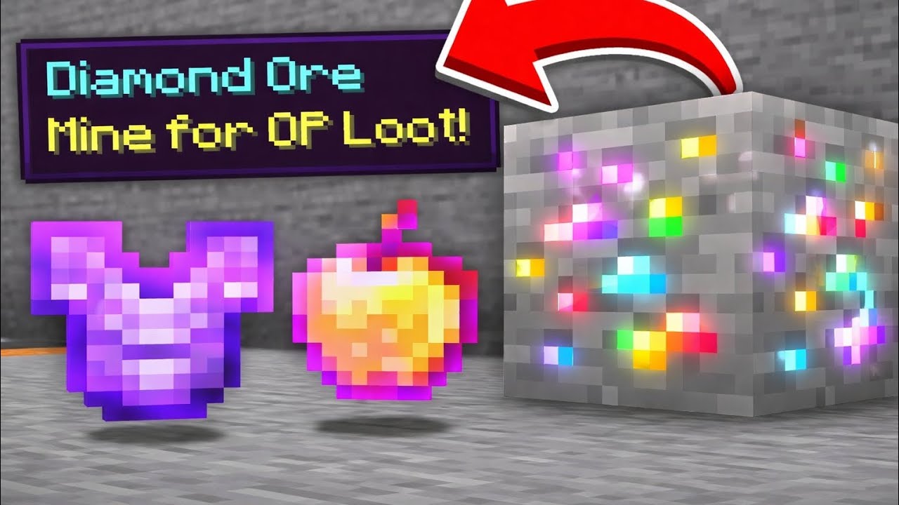 Minecraft, But Every Ore Gives INSANELY OP Items… - YouTube